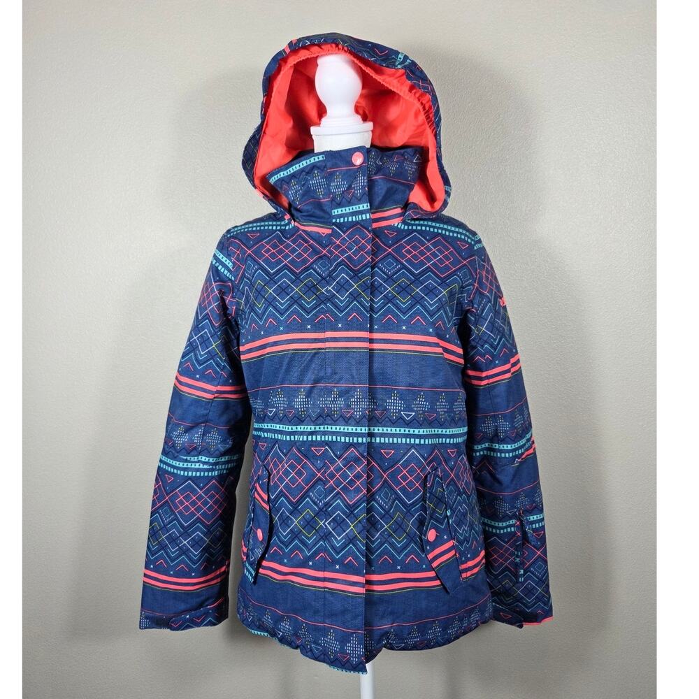 Roxy Jetty Girl Driflight Winter Ski Jacket Size Girls 14 XL 10K Waterproof